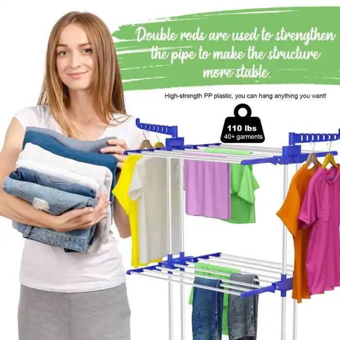 Étendoir à linge - Super - Sèche Linge - Métal - Pliable - Grande capacité